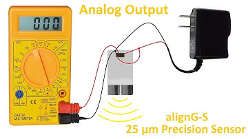 alignG-S, Ultrasonic 3D Printer Bed Leveling Sensor, How to Use the Analog Output