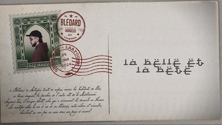 06 - LA BELLE ET LA BÊTE (LYRIC VIDEO) #BLÉDARD