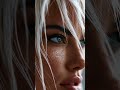 Silver Veil: Ember Close | Intense Eye Macro Cinematic Portrait