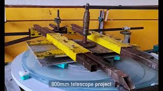 800mm telescope - mirror grinding #200grit