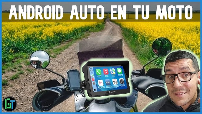 2024 Nueva actualización Carpuride W502 Pantalla automática portátil  inalámbrica Apple Carplay y Android para motocicleta, navegación GPS  Pantalla táctil de 5 pulgadas, Bluetooth dual, estéreo impermeable IP67  para motocicleta - Tamaño 5 pulgadas