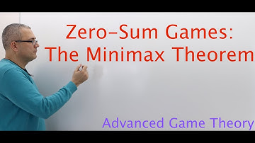 (AGT1E6) [Game Theory] Zero-Sum Games: The Minimax Theorem