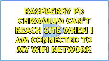 Raspberry Pi: Chromium can