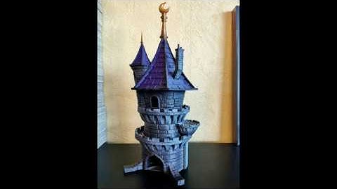 3D-Printing - Dicetower "Wizard" - Timelapse - #markdermark
