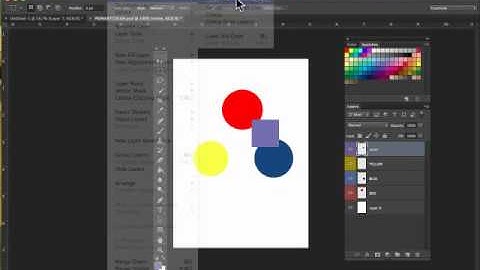 Photoshop CS6 - 5 - Layers - Color Wheel Seconday Colors