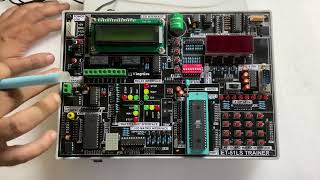 8051 Microcontroller Trainer Kit with ADC DAC Stepper Motor LCD 16x2