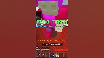 You hit me? Your flag is ours now. Cubecraft CTF #cubecraft #capturetheflag #pvp #minecraft