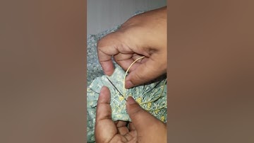 Bullion roses on smocking / ස්මොක් ගාවුමට බුලියන් රෝස 💛@simplybyk