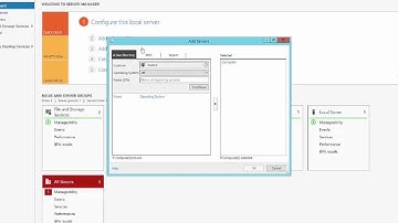 How to add additional servers to manage in Windows Server Manager 2012 R2