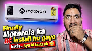 Motorola ac 1 ton 3 star installation and review | Motorola AC REVIEW #motorolaac #airconditioner
