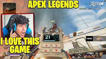 NRG Ronaldo First Time Playing Apex Legends w Clix & Dominates Everyone For His First Win