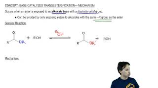 Base Catalyzed Transesterification: General Reaction