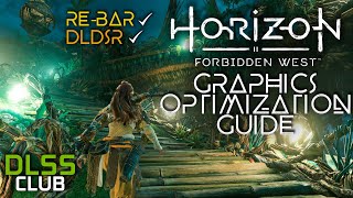 Horizon Forbidden West Settings Optimization Guide | Re-Bar Feature DLDSR+DLSS