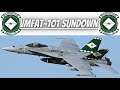 US Marines Sundown VMFAT-101 F/A-18 Training Squadron