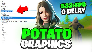 Hoe je je FPS kunt VERHOGEN & 0 VERTRAGING kunt VERLAGEN met POTATO GRAPHICS in Fortnite! 🚀 (Inte...