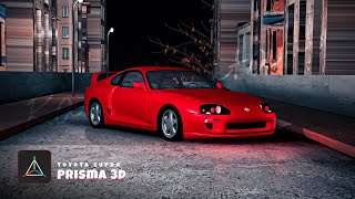 How to make realistic supra car animation in Prisma 3d | Panda Pixels #prisma3d#prisma3danimation