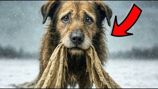 картинка: Собака тащила за собой старое одеяло несколько километров.Люди проследили—и ОКАМЕНЕЛИ от увиденного!