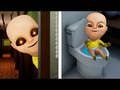 Видео: 😱Побег от ЛЫСОГО! The Baby in Yellow