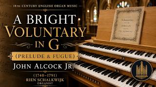 A Bright Voluntary in G (Prelude & Fugue) | John Alcock Jr. | 18th-Century English Organ Music