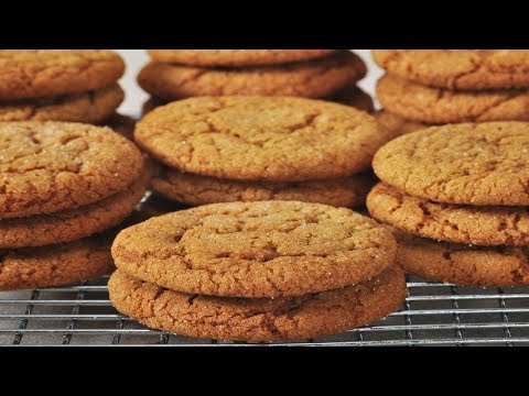 Molasses Cookies Recipe Demonstration - Joyofbaking.com