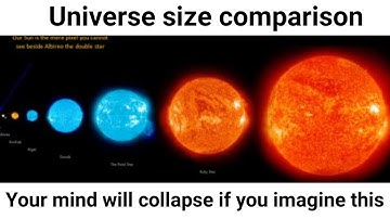 your mind will collapse if you try to imagine this| comparison universe