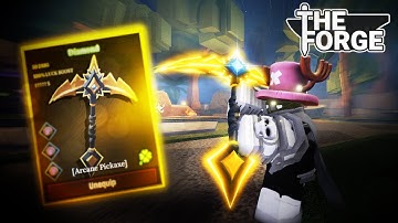 I SPENT ALL MY MONEY To Get This INSANE PICKAXE in The Forge Roblox!