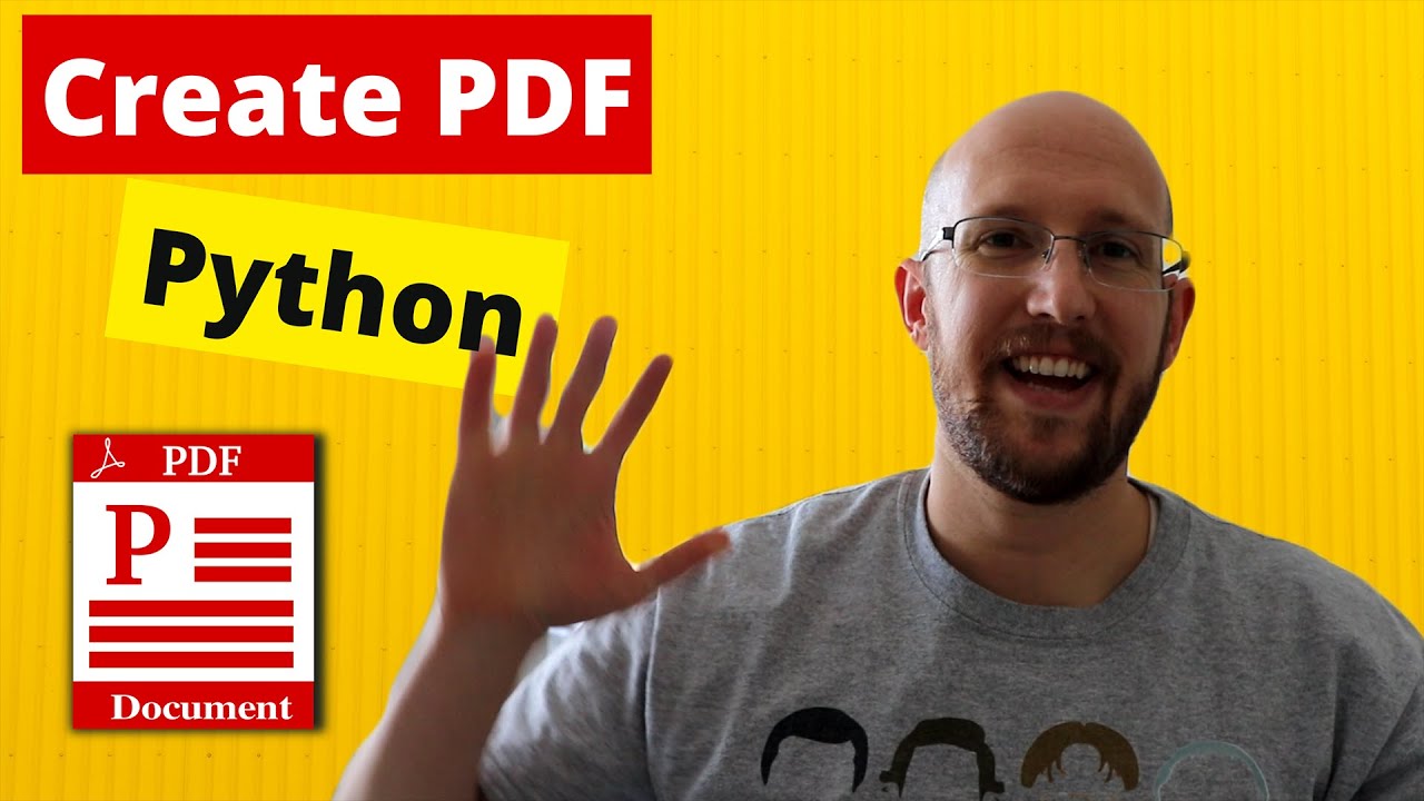 Create Pdf With Python | Part 1