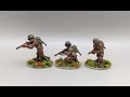 Basing 3 US Rangers Warlord Games  Bolt Action Intro Starter Set