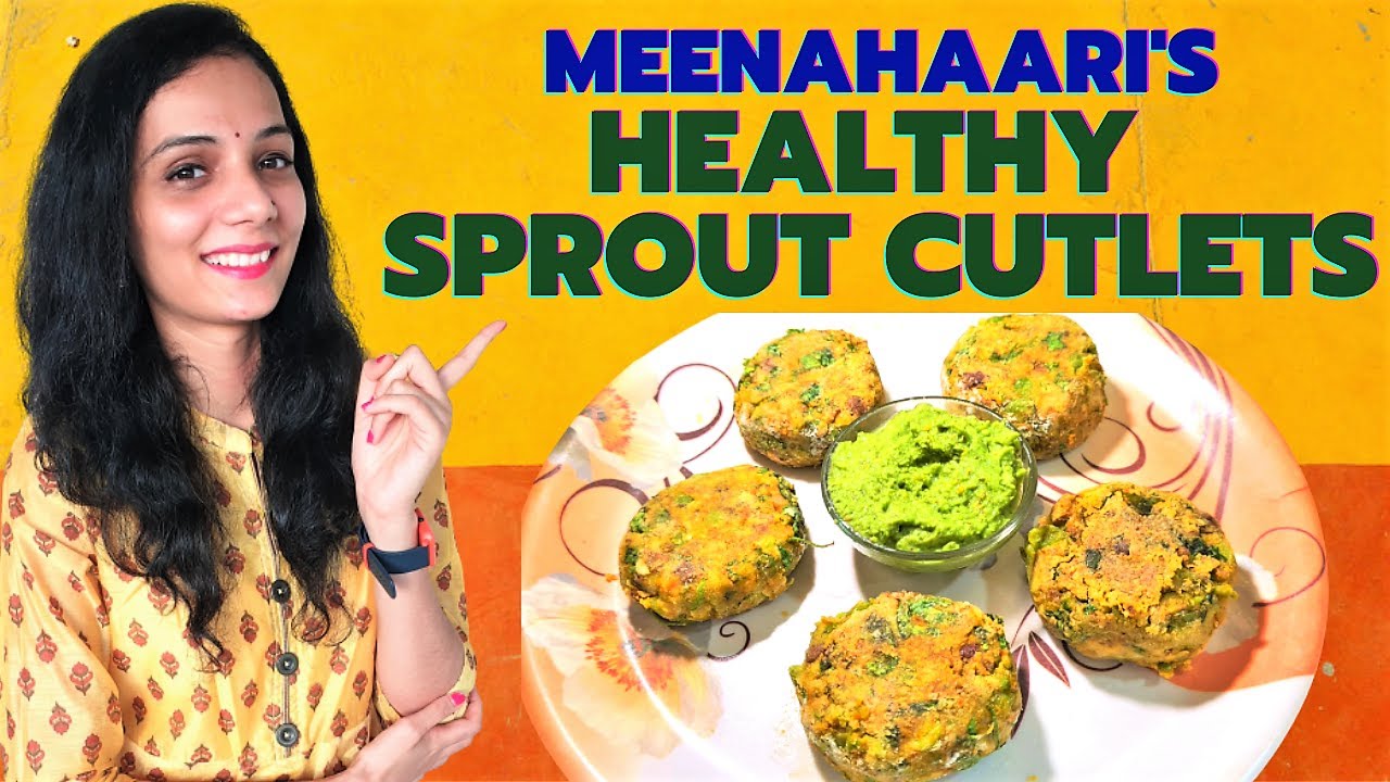 Healthy Sprouts Cutlets Healthy Snacks Protein Rich High Fiber Low Fat Kid Friendly Dish Youtube