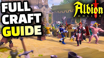 Albion Online - The ACTUAL Way to PROFIT With CRAFTING Without Spreadsheets, FULL CRAFTING GUIDE