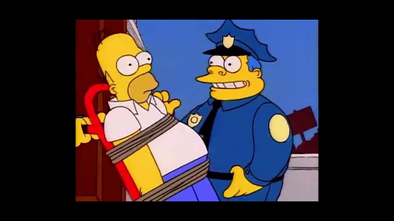 The Simpsons Butterfinger (1993) Part 16 - The Crime of the Century ...