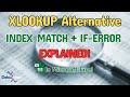 Don’t Have XLOOKUP? Try INDEX MATCH + IFERROR (Step-by-Step Explained)