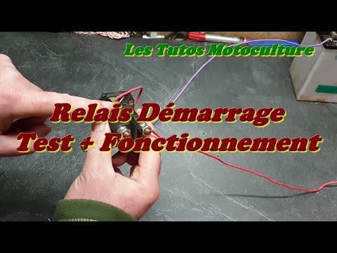 Méthode simple pour tester un relais/solénoide de tracteur tondeuse autoportée.