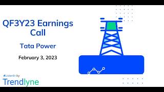 Tata Power Earnings Call for Q3FY23