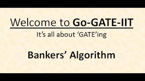 Operating System : Bankers