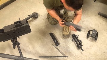 Full disassembly, assembly, functions check of a M2 .50 cal