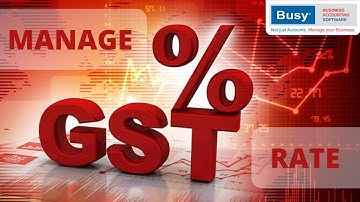 Managing Tax Rate Changes in BUSY - English