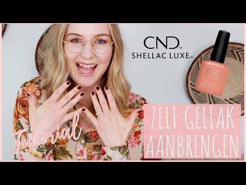 Tutorial: ZELF GELLAK aanbrengen | CND Shellac review | Wil & Tien