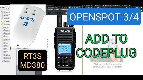 RT3S-MD380 -CODE PLUG OPENSPOT 3/4
