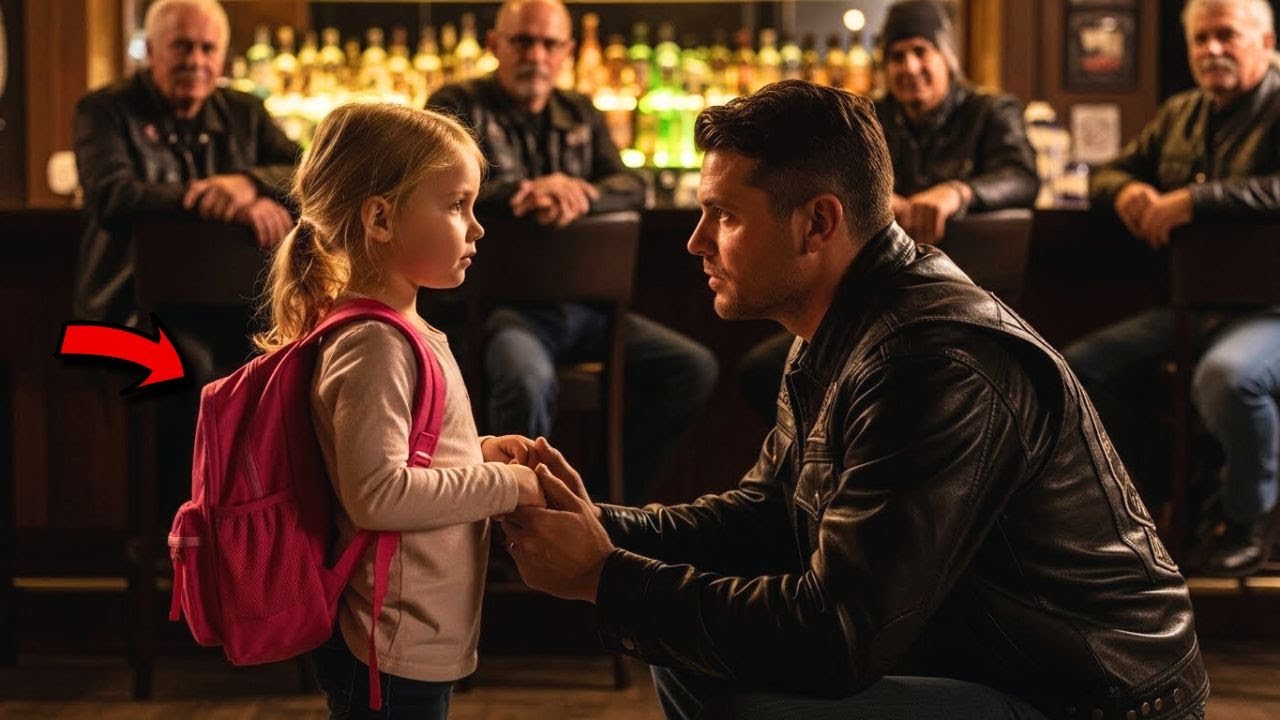 ¡Niñita Entra al Bar de Motociclistas Pidiendo Ayuda... ¡Lo de su Mochila Rosa te Dejará en SHOCK!