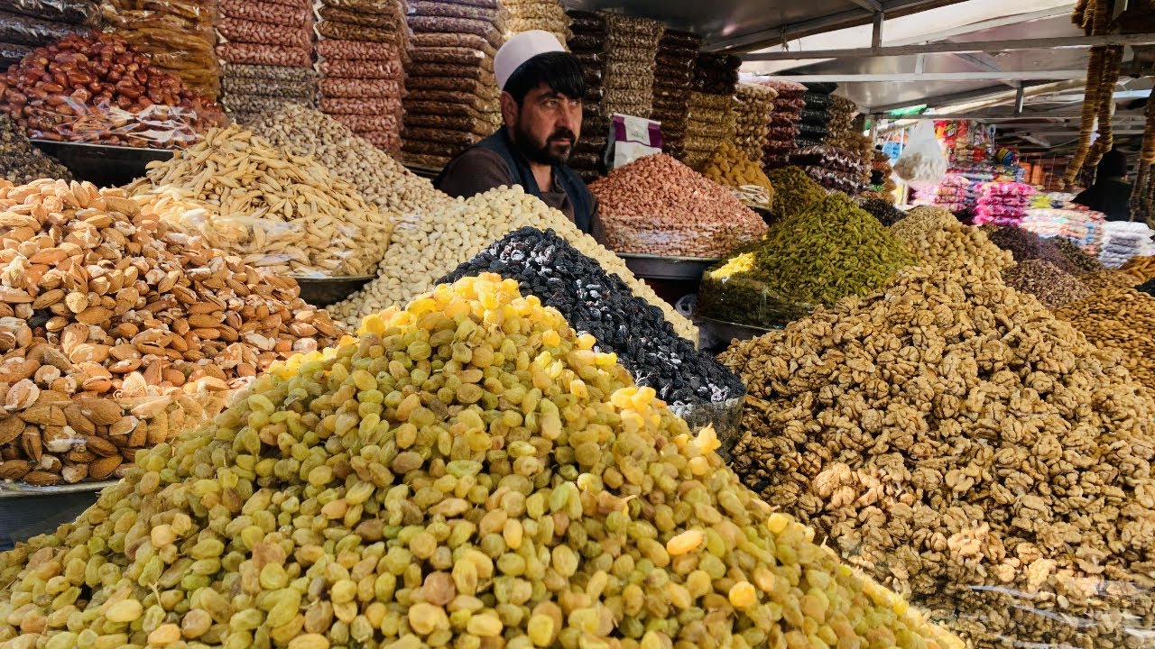 Afghanistan Dry fruits Ramadan Street Food Afghanistan Street Food