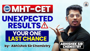 MHT-CET 2024 Mock Test Result Out Now || Check Your Result Now || By Abhishek Sir Chemistry