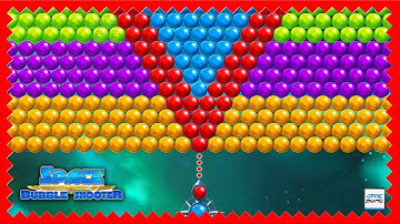Bubble Shooter Space Puzzle Game Level 21 - 30 ✨ ( Bubble Pop Gameplay )
