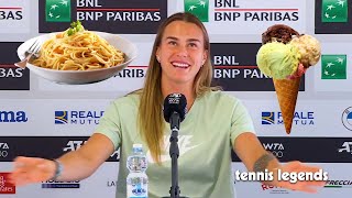 Aryna Sabalenka to Reporter "Why do you make me want IT?!"