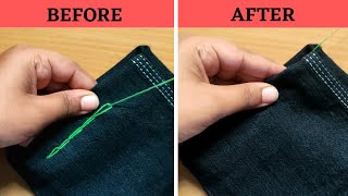 How to Hand Sew a Hidden Stitch or Invisible stitch