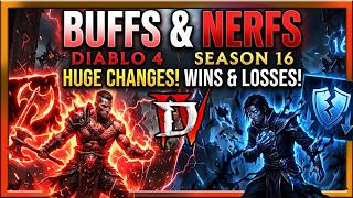 Diablo 4 Season 16 Buffs and Nerfs : All Classes Summary Balance Update and things to Know (PTR) News