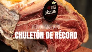 Preparamos a la brasa el gran chuletón de buey de récord