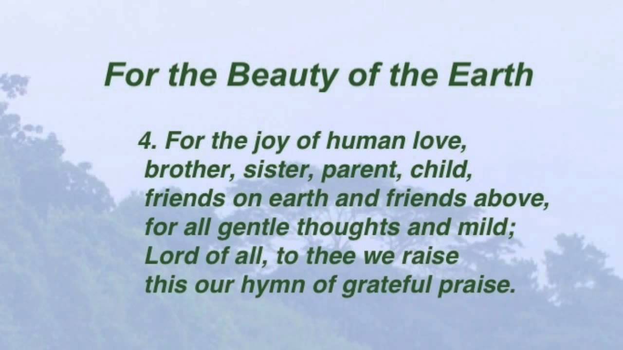 For the Beauty of the Earth (United Methodist Hymnal 92) YouTube