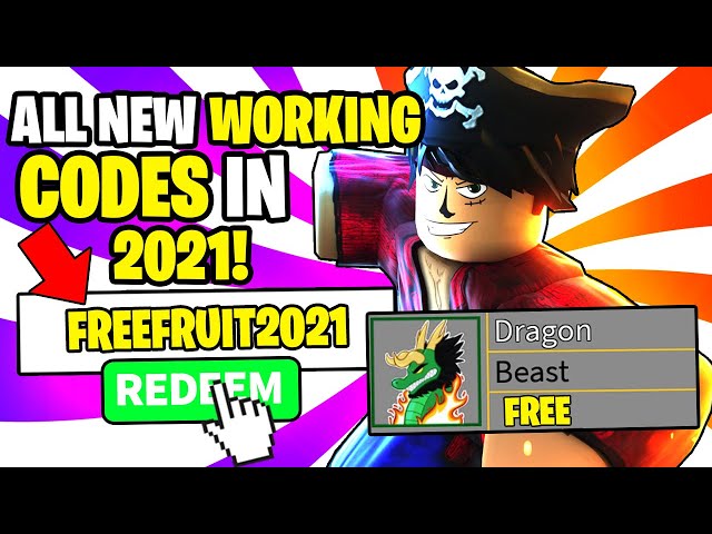 ALL *WORKING* ROBLOX BLOX FRUITS CODES 2021 EXP BOOST🎄UPDATE 13