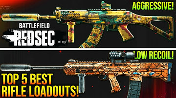 BATTLEFIELD REDSEC: Top 5 BEST RIFLE LOADOUTS To Use! (REDSEC Best Weapons)